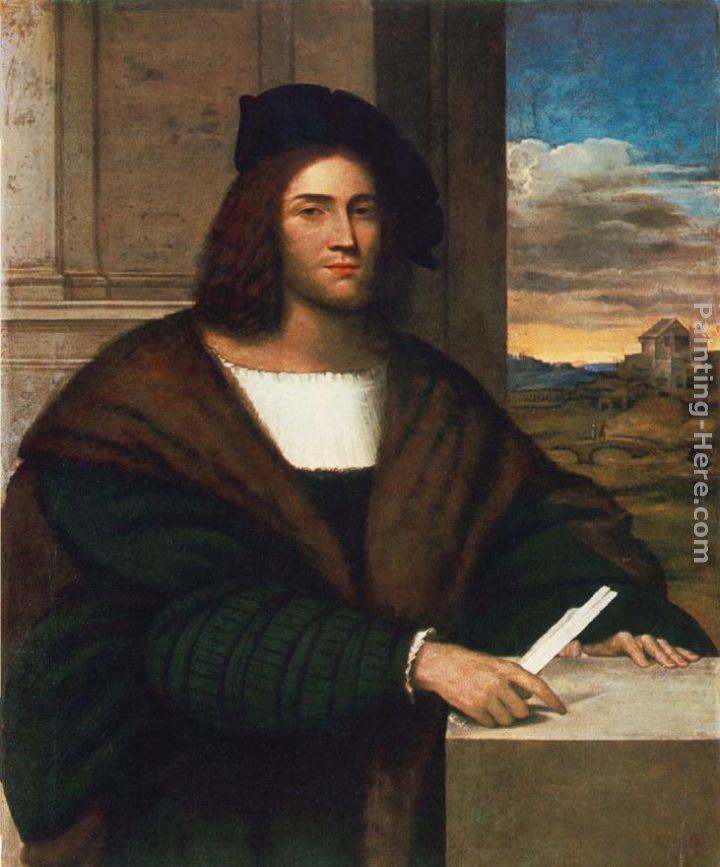Portrait of a Man painting - Sebastiano del Piombo Portrait of a Man art painting